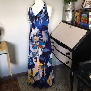 Floral very flowing long dress